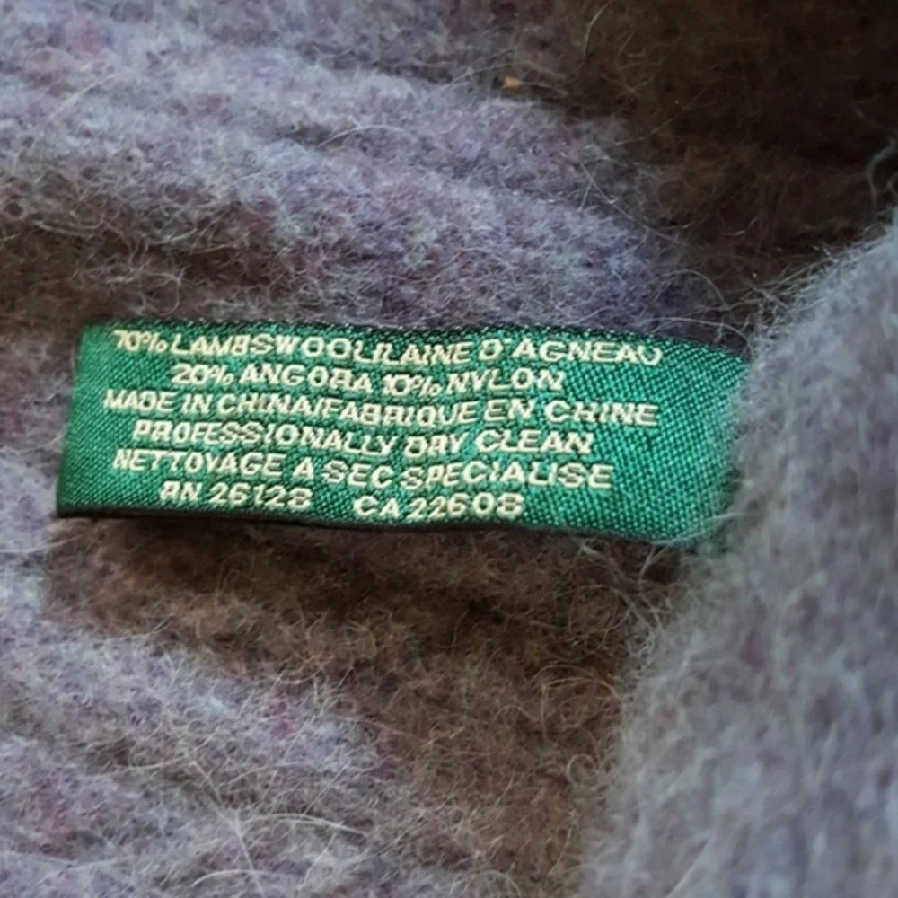 Lauren‎ heathers lambswool Cable  Scarf